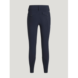 Pantalón Tommy Hilfiger Equestrian Victoria con grip en las rodillas para mujer Cielo del desierto Azul