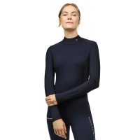 Polo de cuello alto Tommy Hilfiger Equestrian Ava para mujer Cielo del desierto Azul Polo de cuello alto Tommy Hilfiger Equestrian Ava para mujer Cielo del desierto Azul