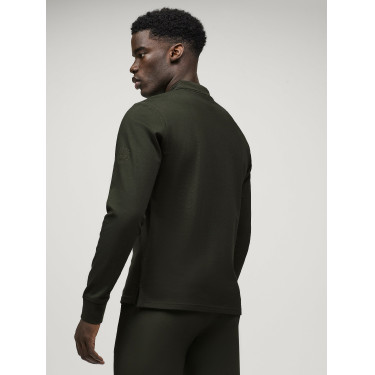 Polo de manga larga Tommy Hilfiger Equestrian Erwin hombre Negro