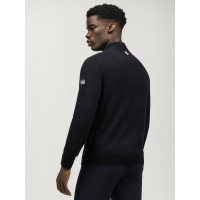 Jersey de cachemir Tommy Hilfiger Equestrian 1/2 cremallera Oakfield hombre Cielo del desierto Azul