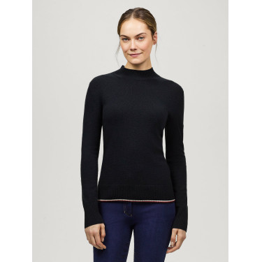 Jersey de cachemir Tommy Hilfiger Equestrian Ellery para mujer Cielo del desierto Azul