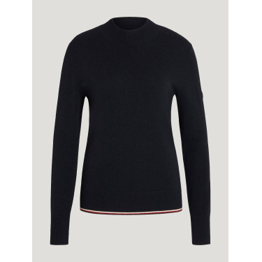 Jersey de cachemir Tommy Hilfiger Equestrian Ellery para mujer Cielo del desierto Azul Jersey de cachemir Tommy Hilfiger Equestrian Ellery para mujer Cielo del desierto Azul