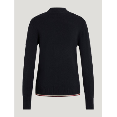 Jersey de cachemir Tommy Hilfiger Equestrian Ellery para mujer Cielo del desierto Azul Jersey de cachemir Tommy Hilfiger Equestrian Ellery para mujer Cielo del desierto Azul