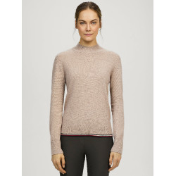 Jersey de cachemir Tommy Hilfiger Equestrian Ellery para mujer Gris pardo Marrón Jersey de cachemir Tommy Hilfiger Equestrian Ellery para mujer Gris pardo Marrón