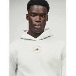 Sudadera con capucha Tommy Hilfiger Equestrian Grove unisex Crudo Beige