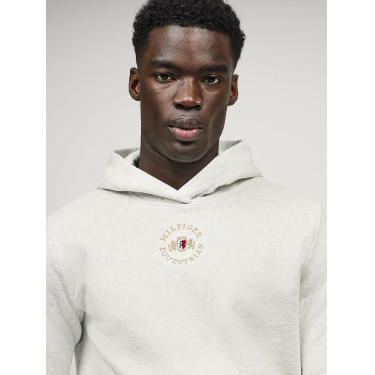 Sudadera con capucha Tommy Hilfiger Equestrian Grove unisex Crudo Beige