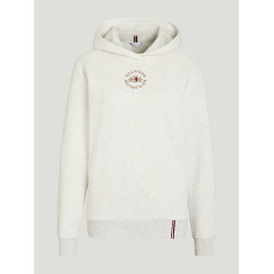 Sudadera con capucha Tommy Hilfiger Equestrian Grove unisex Crudo Beige