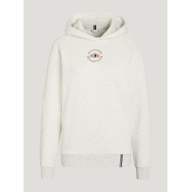 Sudadera con capucha Tommy Hilfiger Equestrian Grove unisex Crudo Beige