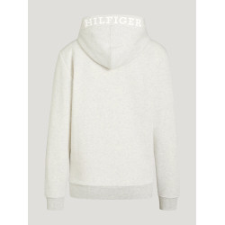 Sudadera con capucha Tommy Hilfiger Equestrian Grove unisex Crudo Beige