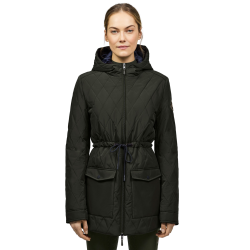 Chaqueta acolchada Tommy Hilfiger Equestrian Forest para mujer Negro