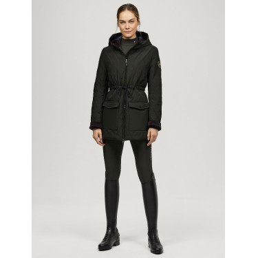 Chaqueta acolchada Tommy Hilfiger Equestrian Forest para mujer Negro Chaqueta acolchada Tommy Hilfiger Equestrian Forest para mujer Negro