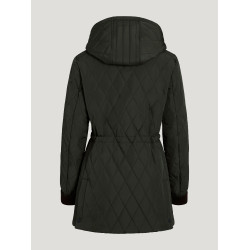 Chaqueta acolchada Tommy Hilfiger Equestrian Forest para mujer Negro