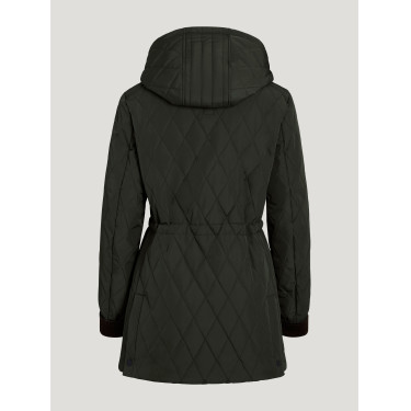 Chaqueta acolchada Tommy Hilfiger Equestrian Forest para mujer Negro Chaqueta acolchada Tommy Hilfiger Equestrian Forest para mujer Negro