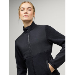 Chaqueta polar Tommy Hilfiger Equestrian Huntington mujer Cielo del desierto Azul