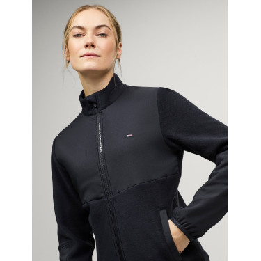Chaqueta polar Tommy Hilfiger Equestrian Huntington mujer Cielo del desierto Azul Chaqueta polar Tommy Hilfiger Equestrian Huntington mujer Cielo del desierto Azul