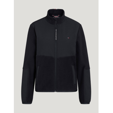 Chaqueta polar Tommy Hilfiger Equestrian Huntington mujer Cielo del desierto Azul Chaqueta polar Tommy Hilfiger Equestrian Huntington mujer Cielo del desierto Azul