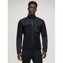 Chaqueta polar Tommy Hilfiger Equestrian Woodstock para hombre Cielo del desierto Azul