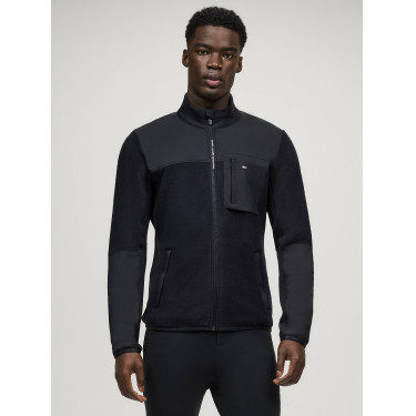 Chaqueta polar Tommy Hilfiger Equestrian Woodstock para hombre Cielo del desierto Azul Chaqueta polar Tommy Hilfiger Equestrian Woodstock para hombre Cielo del desierto Azul