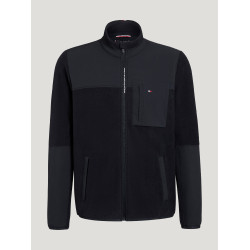 Chaqueta polar Tommy Hilfiger Equestrian Woodstock para hombre Cielo del desierto Azul