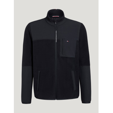 Chaqueta polar Tommy Hilfiger Equestrian Woodstock para hombre Cielo del desierto Azul Chaqueta polar Tommy Hilfiger Equestrian Woodstock para hombre Cielo del desierto Azul