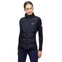 Chaleco acolchado sin mangas Tommy Hilfiger Equestrian Aurora para mujer Cielo del desierto Azul Chaleco acolchado sin mangas Tommy Hilfiger Equestrian Aurora para mujer Cielo del desierto Azul