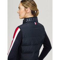 Chaleco acolchado sin mangas Tommy Hilfiger Equestrian Aurora para mujer Cielo del desierto Azul Chaleco acolchado sin mangas Tommy Hilfiger Equestrian Aurora para mujer Cielo del desierto Azul