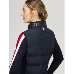 Chaleco acolchado sin mangas Tommy Hilfiger Equestrian Aurora para mujer Cielo del desierto Azul Chaleco acolchado sin mangas Tommy Hilfiger Equestrian Aurora para mujer Cielo del desierto Azul