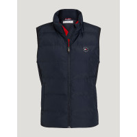 Chaleco acolchado sin mangas Tommy Hilfiger Equestrian Aurora para mujer Cielo del desierto Azul Chaleco acolchado sin mangas Tommy Hilfiger Equestrian Aurora para mujer Cielo del desierto Azul