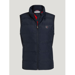 Chaleco acolchado sin mangas Tommy Hilfiger Equestrian Aurora para mujer Cielo del desierto Azul Chaleco acolchado sin mangas Tommy Hilfiger Equestrian Aurora para mujer Cielo del desierto Azul