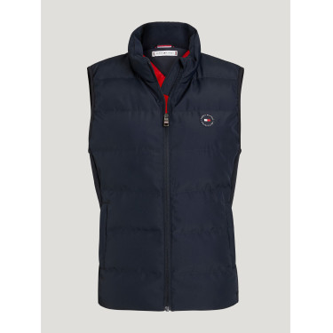 Chaleco acolchado sin mangas Tommy Hilfiger Equestrian Aurora para mujer Cielo del desierto Azul Chaleco acolchado sin mangas Tommy Hilfiger Equestrian Aurora para mujer Cielo del desierto Azul