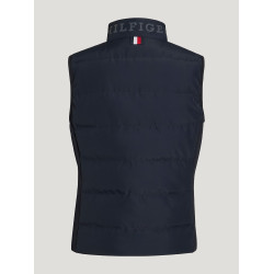 Chaleco acolchado sin mangas Tommy Hilfiger Equestrian Aurora para mujer Cielo del desierto Azul Chaleco acolchado sin mangas Tommy Hilfiger Equestrian Aurora para mujer Cielo del desierto Azul