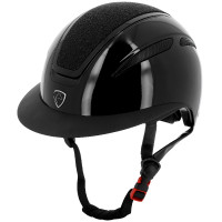 Casco EQUITHEME Agris visera ancha Negro laminado Casco EQUITHEME Agris visera ancha Negro laminado