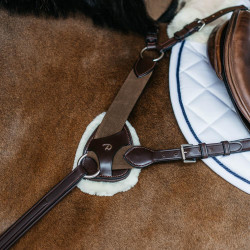 Pechopetral de 5 puntos con elásticos New English Collection Dy'on Castaño Marrón Pechopetral de 5 puntos con elásticos New English Collection Dy'on Castaño Marrón