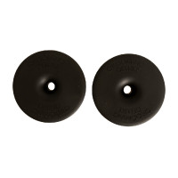 Anillos para mordedor de silicona Grooming Deluxe de Kentucky Negro Anillos para mordedor de silicona Grooming Deluxe de Kentucky Negro