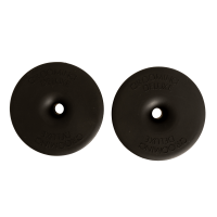 Anillos para mordedor de silicona Grooming Deluxe de Kentucky Negro Anillos para mordedor de silicona Grooming Deluxe de Kentucky Negro