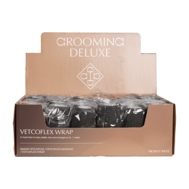 Vendaje VetCoFlex Grooming Deluxe de Kentucky Negro Vendaje VetCoFlex Grooming Deluxe de Kentucky Negro