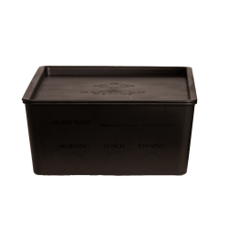Caja de Alimentos con tapa Grooming Deluxe de Kentucky Negro Caja de Alimentos con tapa Grooming Deluxe de Kentucky Negro