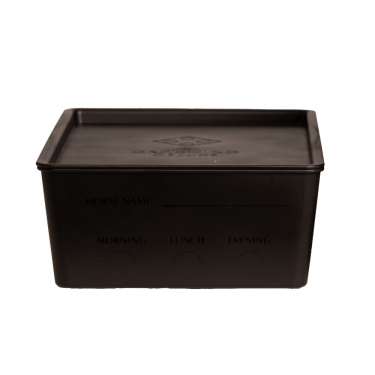 Caja de Alimentos con tapa Grooming Deluxe de Kentucky Negro Caja de Alimentos con tapa Grooming Deluxe de Kentucky Negro