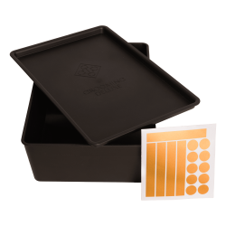 Caja de Alimentos con tapa Grooming Deluxe de Kentucky Negro Caja de Alimentos con tapa Grooming Deluxe de Kentucky Negro