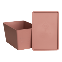 Caja de Alimentos con tapa Grooming Deluxe de Kentucky Rosa viejo