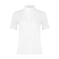 Camisa de concurso Kentucky Classic para mujer de manga corta Blanco