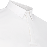 Camisa de concurso Kentucky para hombre Classic de manga corta Blanco