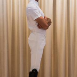 Camisa de concurso Kentucky para hombre Classic de manga corta Blanco Camisa de concurso Kentucky para hombre Classic de manga corta Blanco