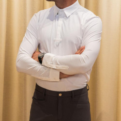 Camisa de concurso Kentucky hombre Classic de manga larga Blanco Camisa de concurso Kentucky hombre Classic de manga larga Blanco