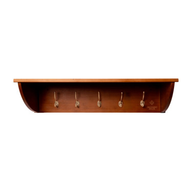 Estante para casco con 5 ganchos Grooming Deluxe by Kentucky Madera Beige