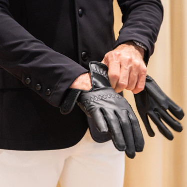 Guantes de equitación Kentucky con agarre Negro Guantes de equitación Kentucky con agarre Negro