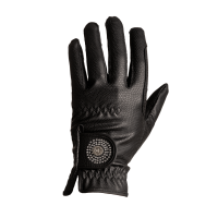 Guantes de equitación Kentucky Grip y Purpurina Negro