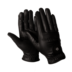 Guantes de equitación Kentucky invierno con agarre Negro Guantes de equitación Kentucky invierno con agarre Negro
