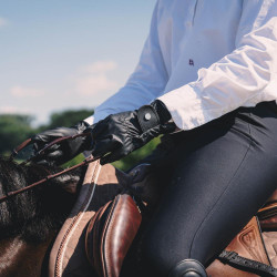 Guantes de equitación Kentucky invierno con agarre Negro Guantes de equitación Kentucky invierno con agarre Negro