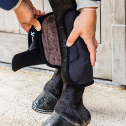 Guetres de Cross Kentucky 3D Air Flow Skin-Friendly Anteriores Negro Guetres de Cross Kentucky 3D Air Flow Skin-Friendly Anteriores Negro